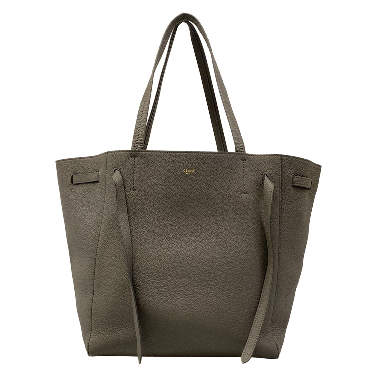 Celine Tote Cabas Phantom Small with Belt Gray