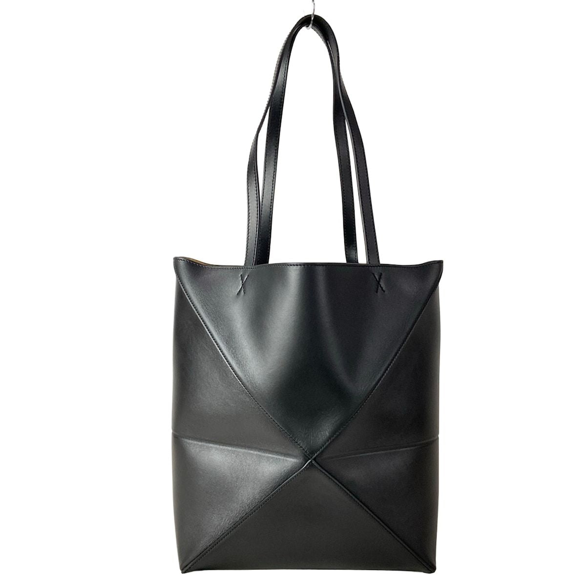 Loewe Tote Puzzle Fold Black Folding — view 3