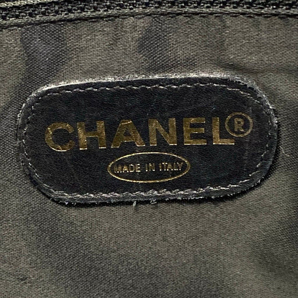 Chanel Tote Quilted Dark Brown Gold Lambskin — view 8