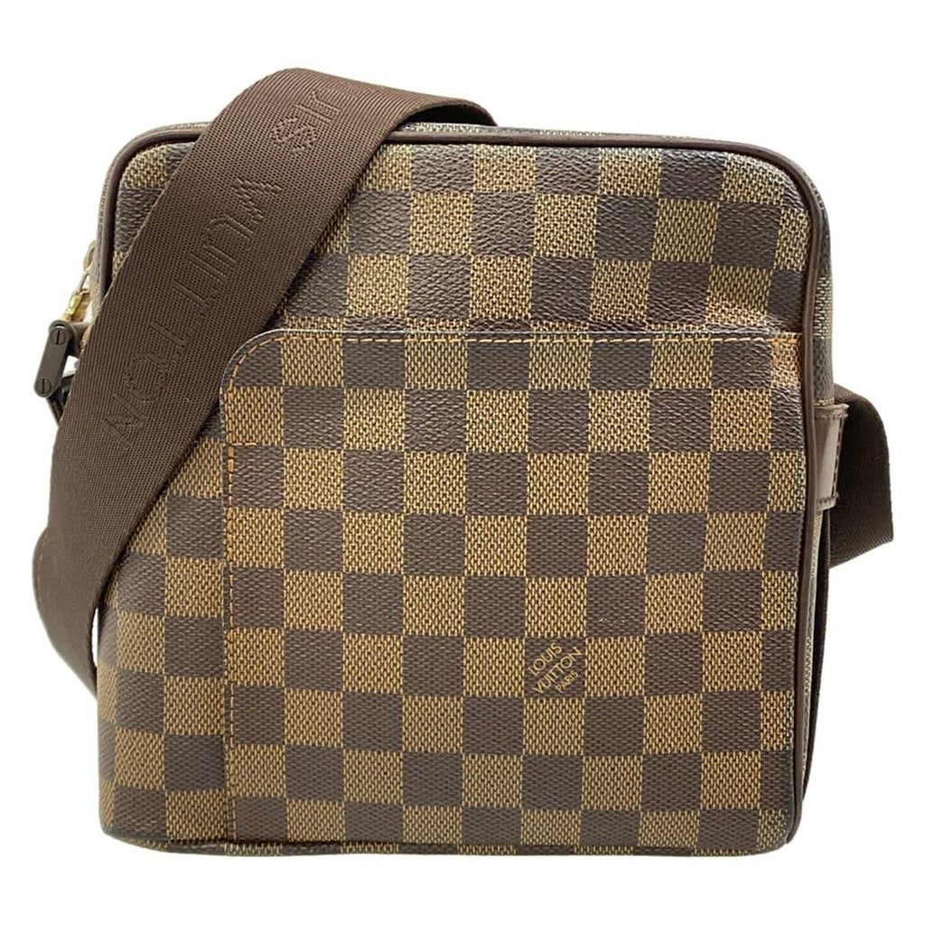 Louis Vuitton Shoulder Bag Damier Olaf PM Ebene