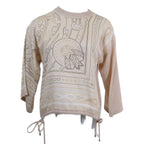 Hermes Candy Libris Bandana Silk Twill Lane Blouse 36