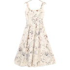 Dior Millefiori Floral Midi Dress
