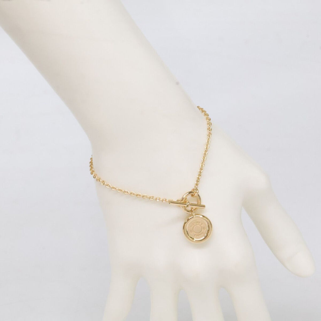 Hermes Polished 750 Series Clou de Selle Toggle Bracelet — view 8