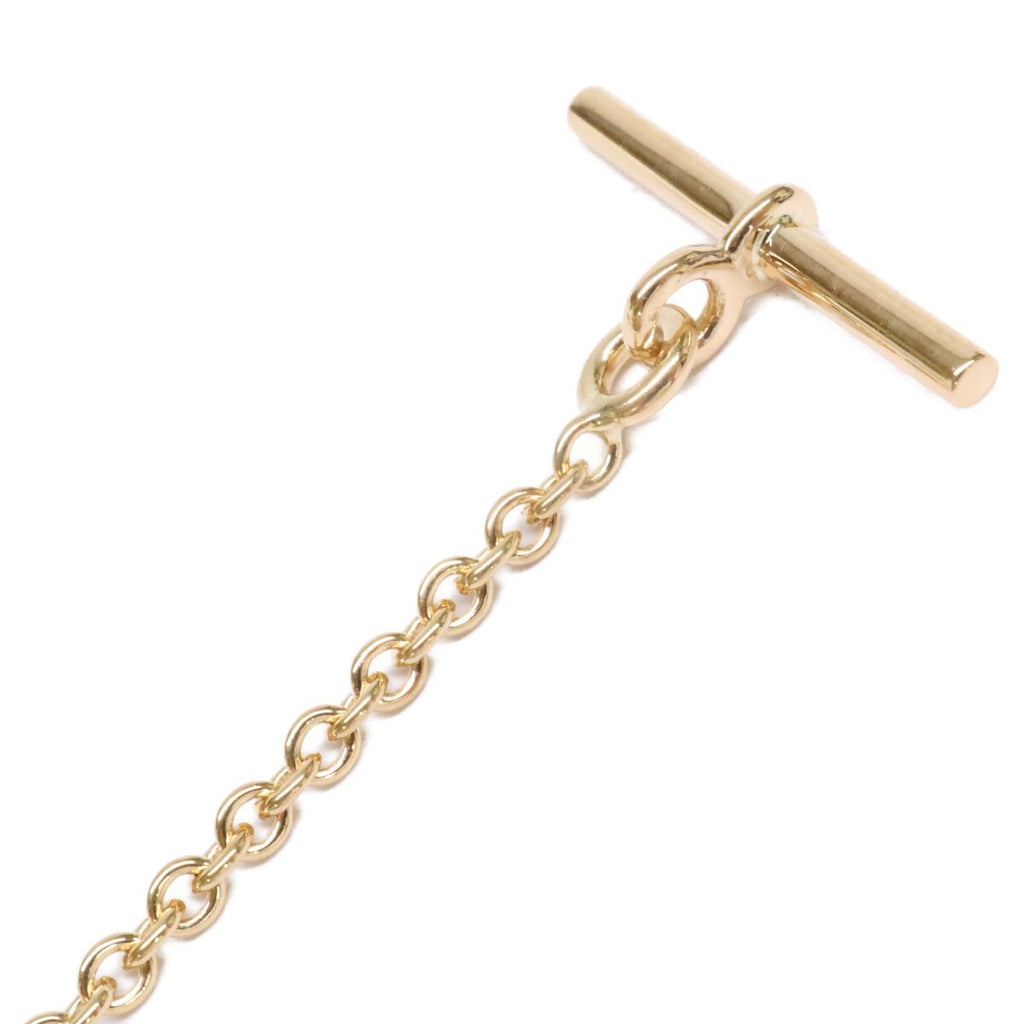Hermes Polished 750 Series Clou de Selle Toggle Bracelet — view 7