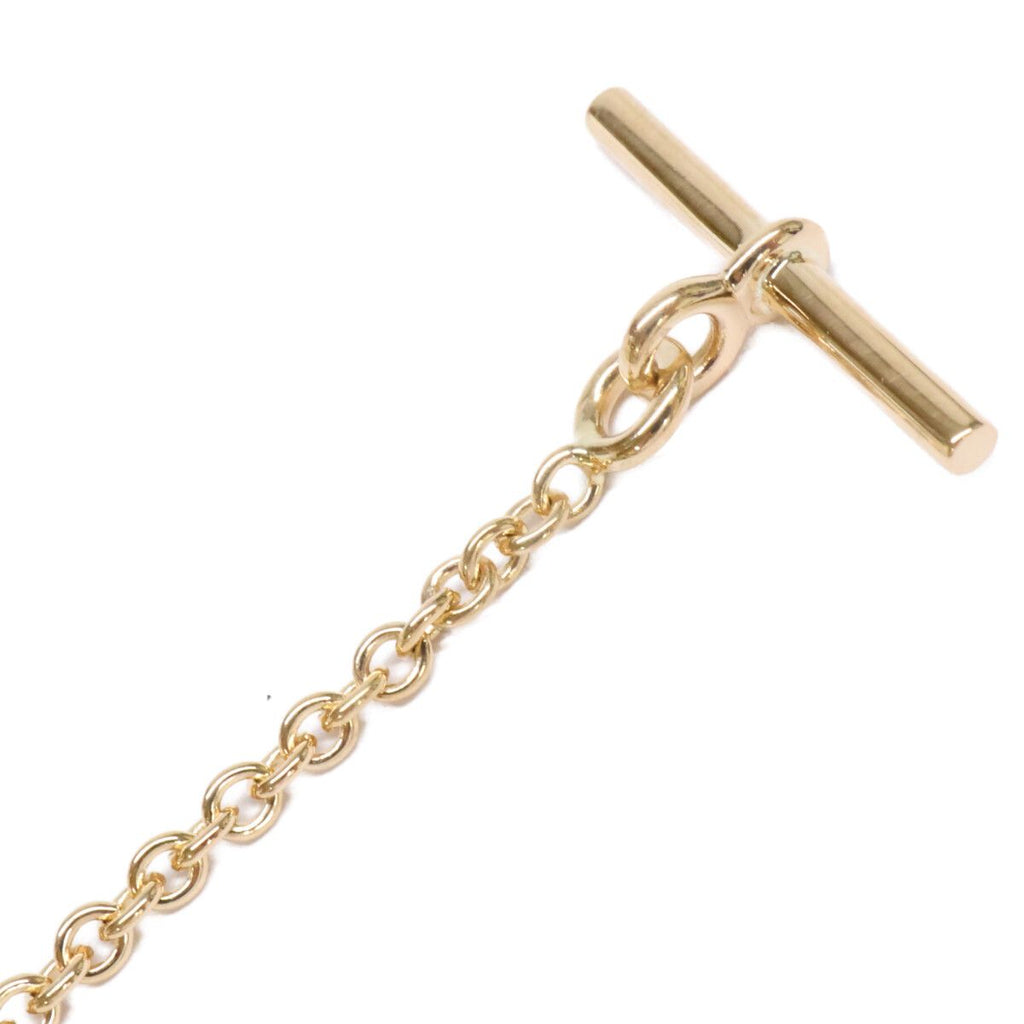 Hermes Polished 750 Series Clou de Selle Toggle Bracelet — view 4