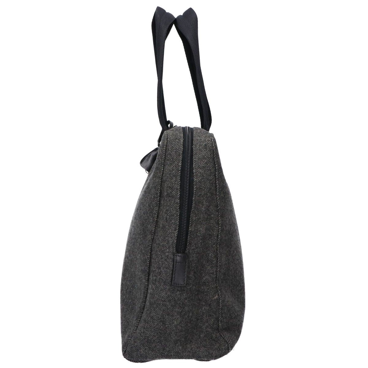 Prada Feltro Vitell Triangle Plate Felt Handbag — view 4