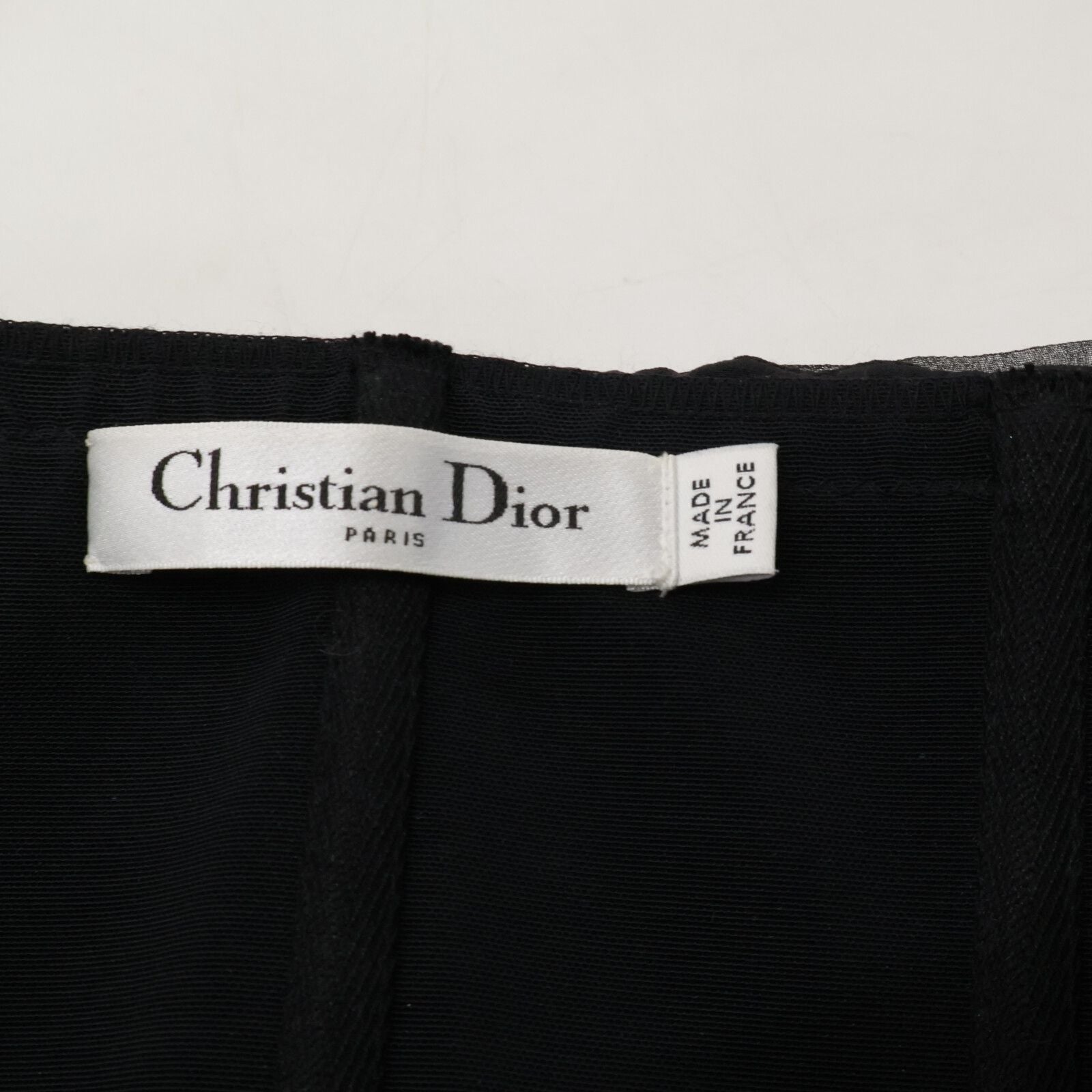 Dior Silk Bare Top Chiffon Dress 36 — view 4