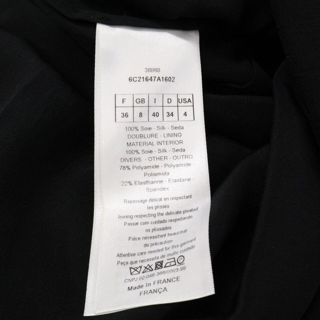 Dior Silk Bare Top Chiffon Dress 36 — view 5