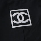 Chanel Sports Line All Over Pattern Silk Blend Collarless Jacket 34 — view 5
