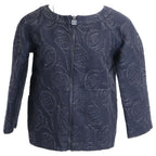 Chanel Sports Line All Over Pattern Silk Blend Collarless Jacket 34