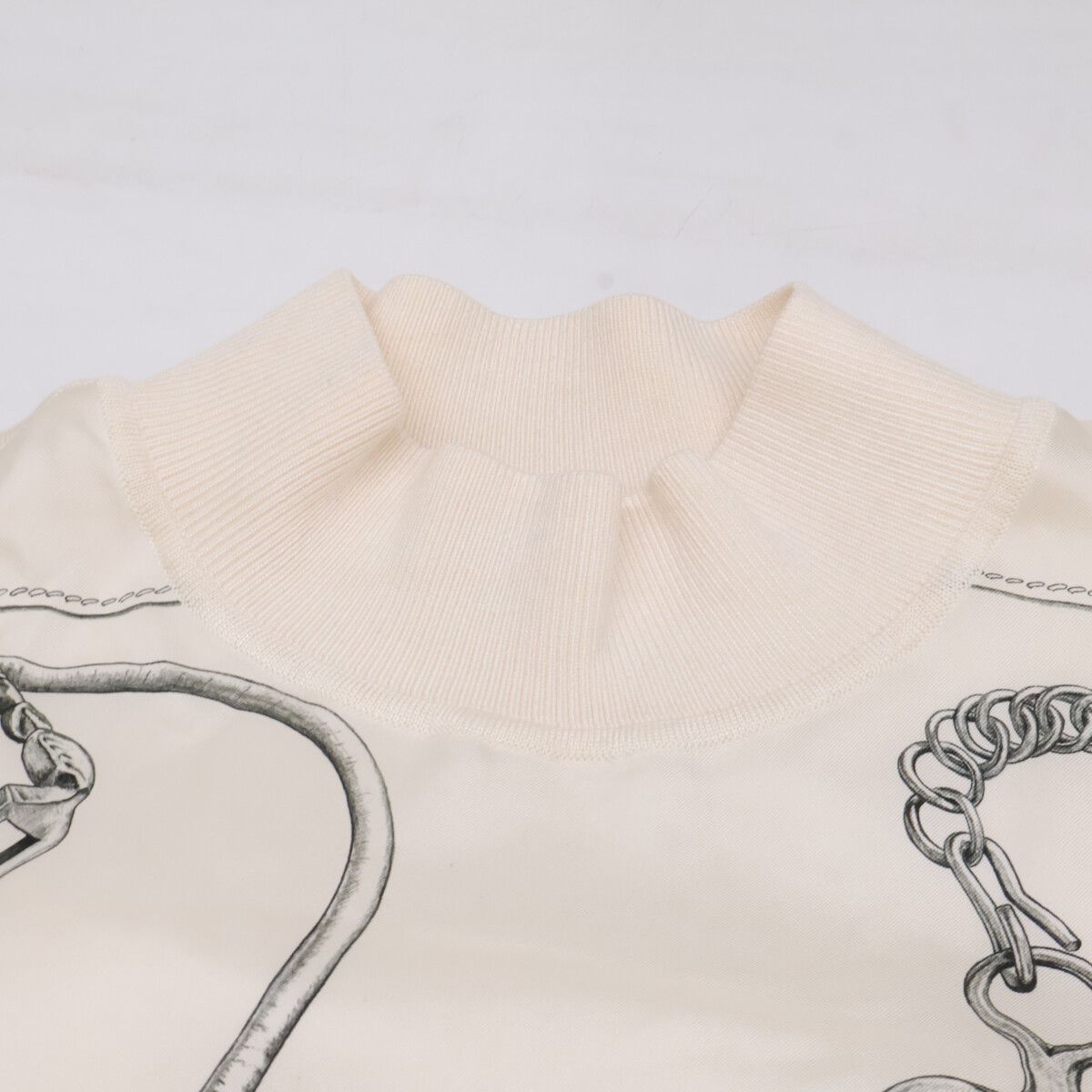Hermes Era Silk Switch Knit 44 Sweater — view 5