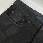 Dior Homme Chris Era Black Cotton Coating Stretch Skinny Pants 29 — view 8