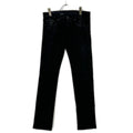 Dior Homme Chris Era Black Cotton Coating Stretch Skinny Pants 29