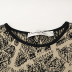 Dior Plan de Paris Allover Pattern Short Sleeve Mini Dress — view 6