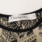 Dior Plan de Paris Allover Pattern Short Sleeve Mini Dress — view 3