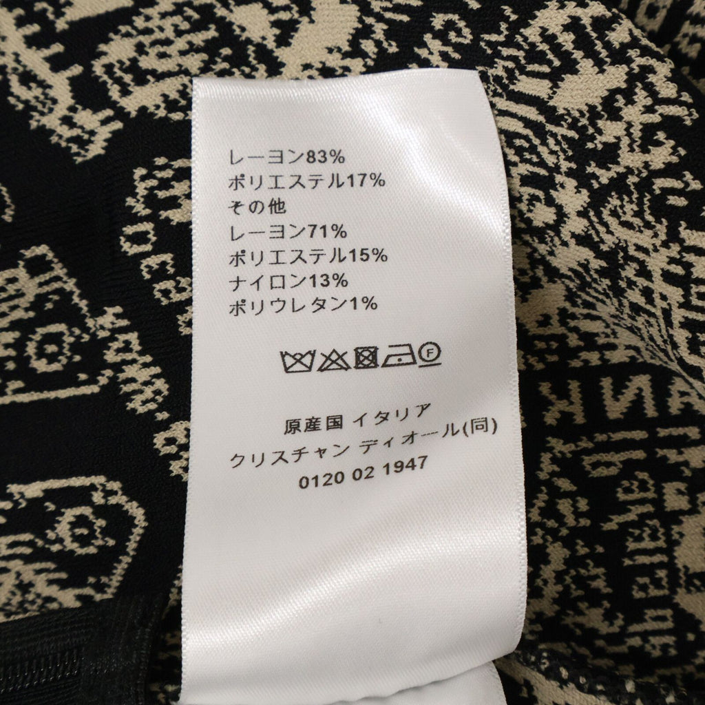 Dior Plan de Paris Allover Pattern Short Sleeve Mini Dress — view 5