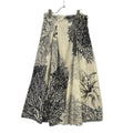 Dior All Over Pattern Belted Flare Skirt
