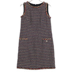 Chanel Tweed Sleeveless 42 Dress