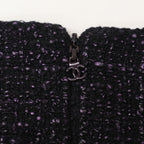 Chanel Tweed Short Sleeve Mini 40 Dress — view 5