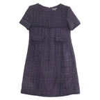 Chanel Tweed Short Sleeve Mini 40 Dress