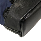 Louis Vuitton Shoulder Bag Monogram Sequins Spotlight Midnight Blue Leather — view 6