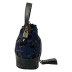 Louis Vuitton Shoulder Bag Monogram Sequins Spotlight Midnight Blue Leather — view 2