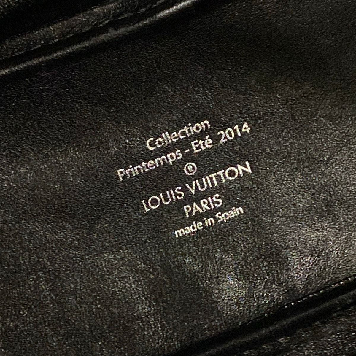 Louis Vuitton Shoulder Bag Monogram Sequins Spotlight Midnight Blue Leather — view 9