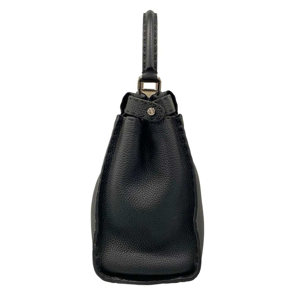 Fendi Handbag Peekaboo Iconic Selleria Black Leather — view 4