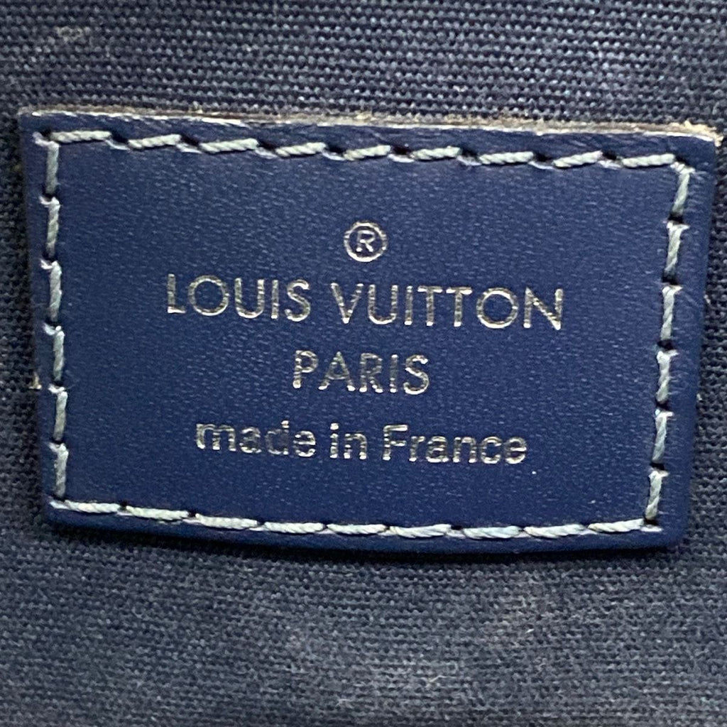 Louis Vuitton Handbag Epi Soufflot MM Andigo Blue Leather — view 9