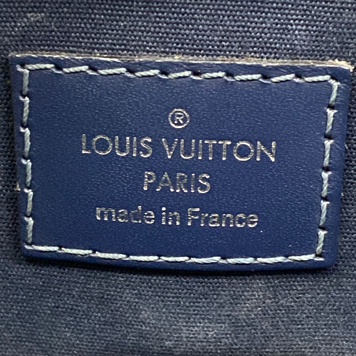 Louis Vuitton Handbag Epi Soufflot MM Andigo Blue Leather — view 9