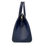 Louis Vuitton Handbag Epi Soufflot MM Andigo Blue Leather — view 2