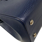 Louis Vuitton Handbag Epi Soufflot MM Andigo Blue Leather — view 6