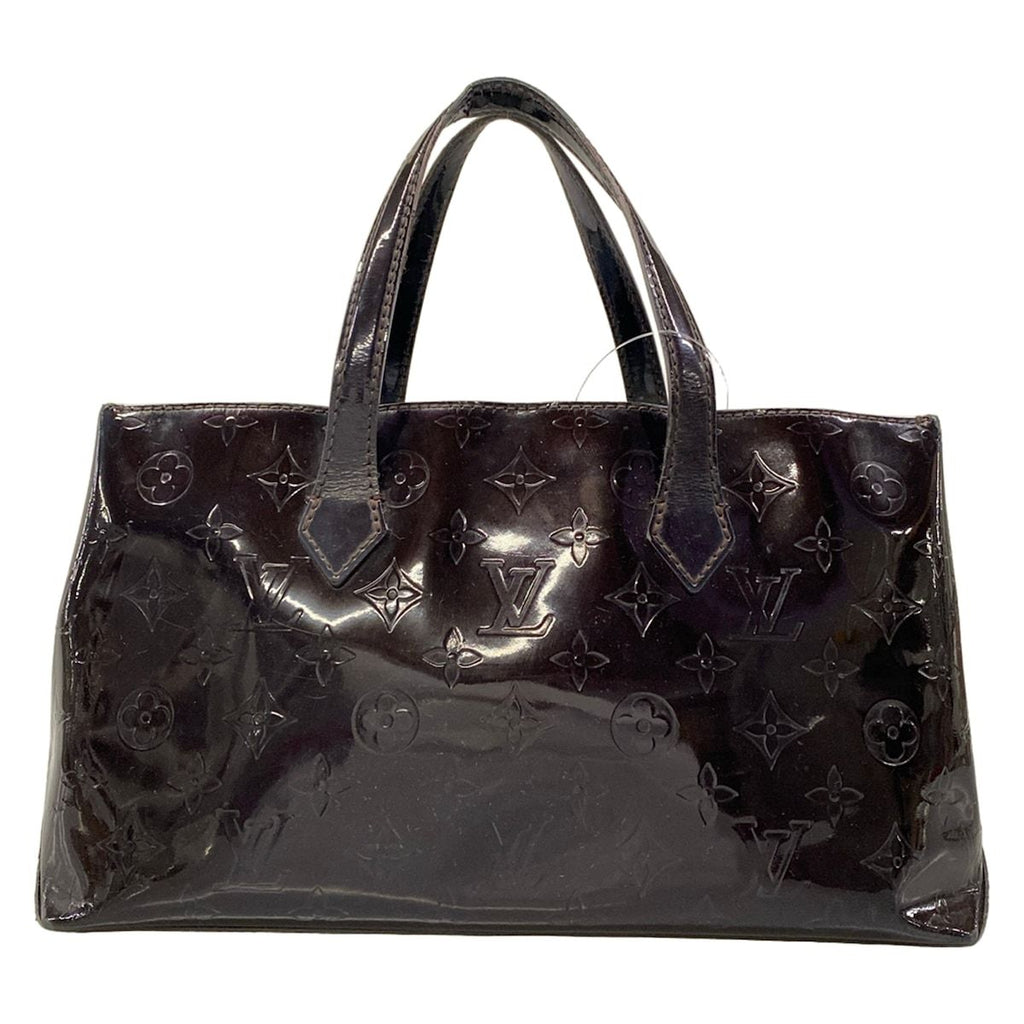 Louis Vuitton Handbag Monogram Vernis Wilshire PM Amarante Leather — view 3