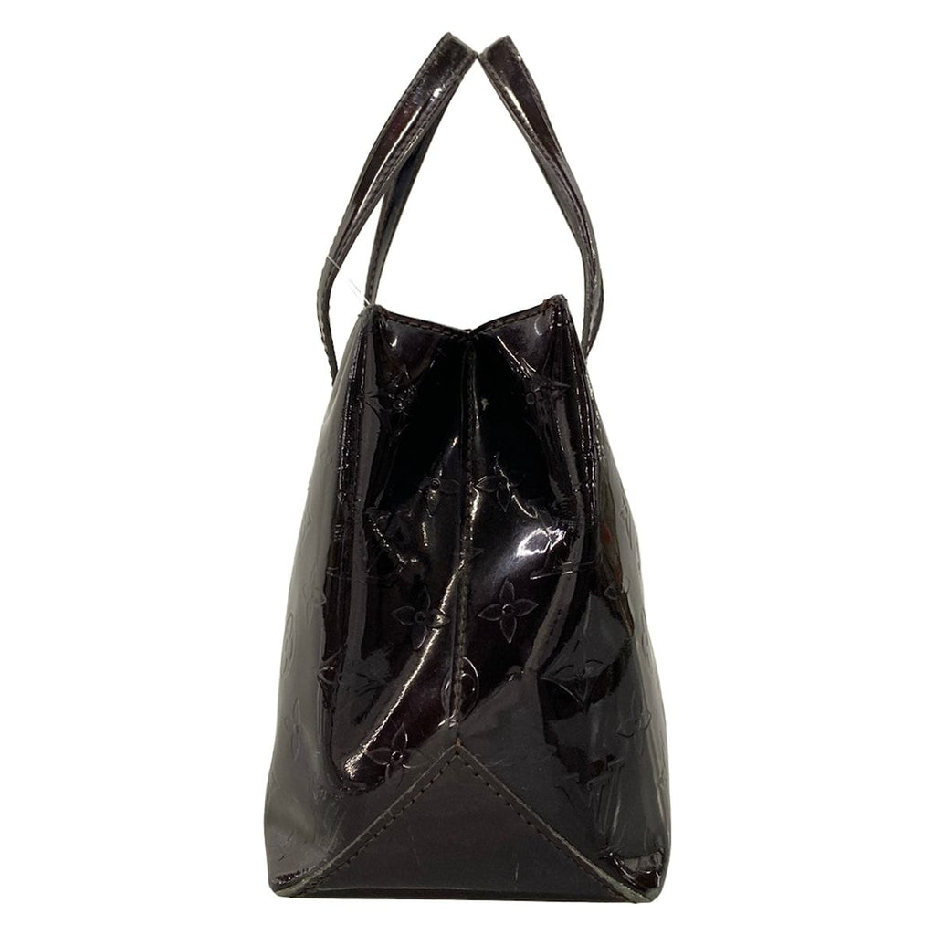 Louis Vuitton Handbag Monogram Vernis Wilshire PM Amarante Leather — view 2