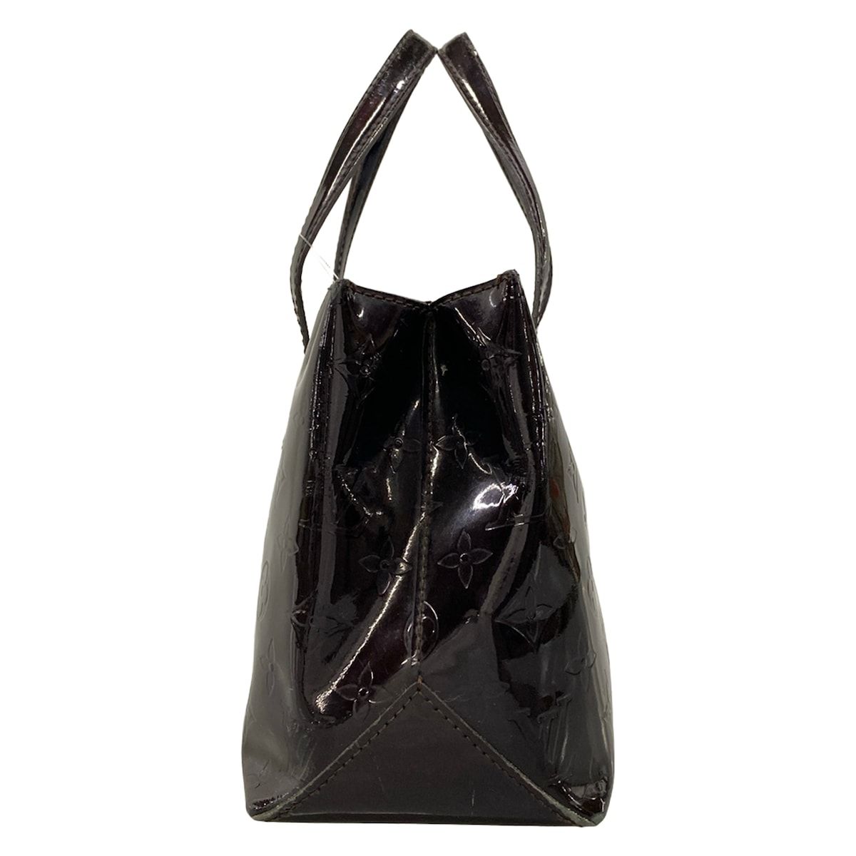 Louis Vuitton Handbag Monogram Vernis Wilshire PM Amarante Leather — view 2
