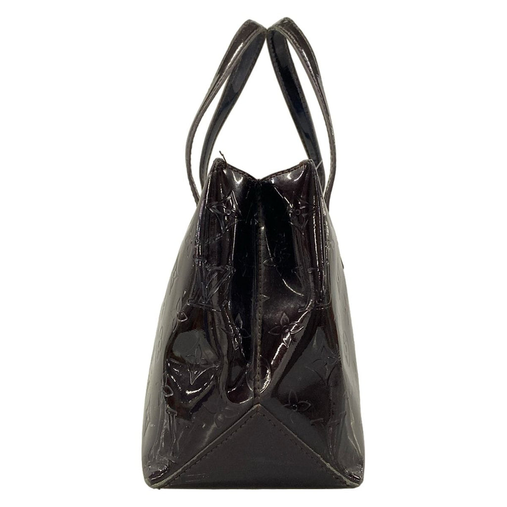 Louis Vuitton Handbag Monogram Vernis Wilshire PM Amarante Leather — view 4