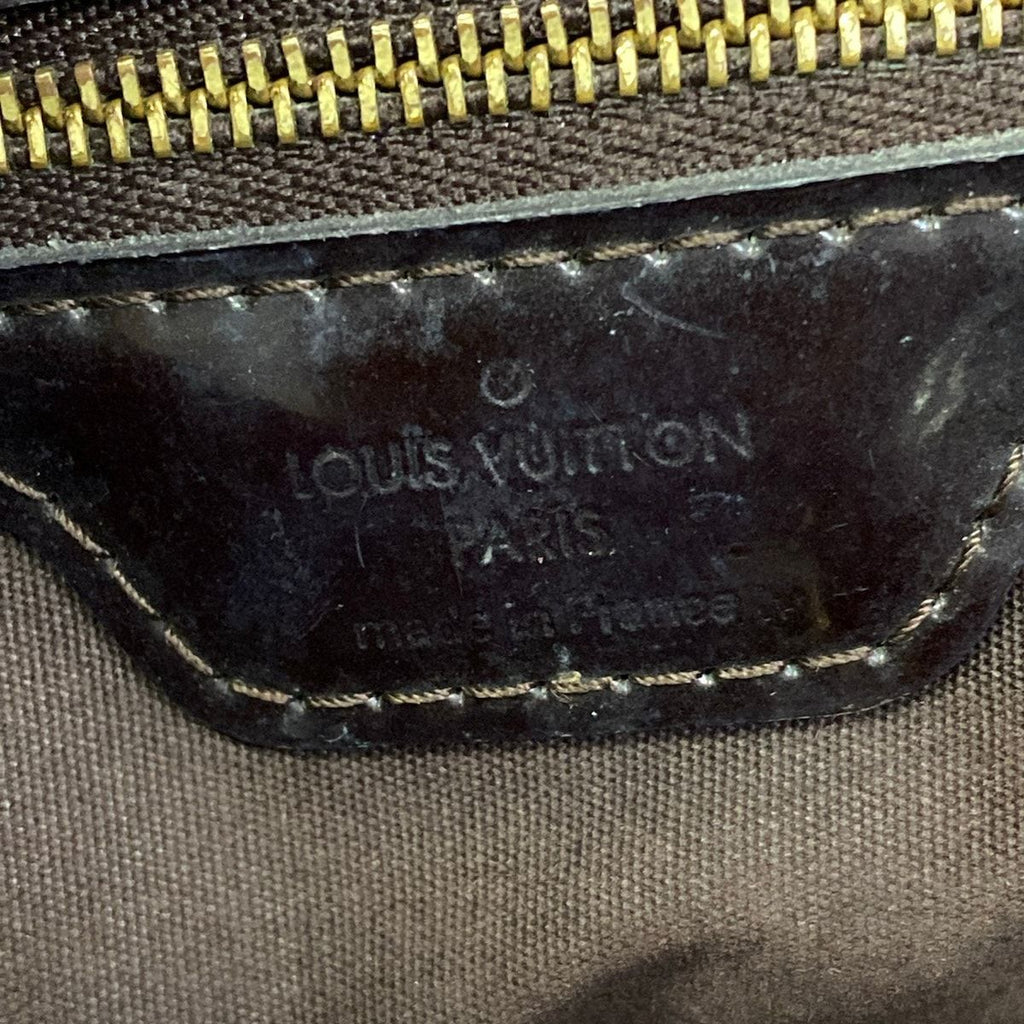 Louis Vuitton Handbag Monogram Vernis Wilshire PM Amarante Leather — view 9