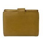 Chanel 2 Folding Wallet Light Brown Gold Kiss Lock — view 2
