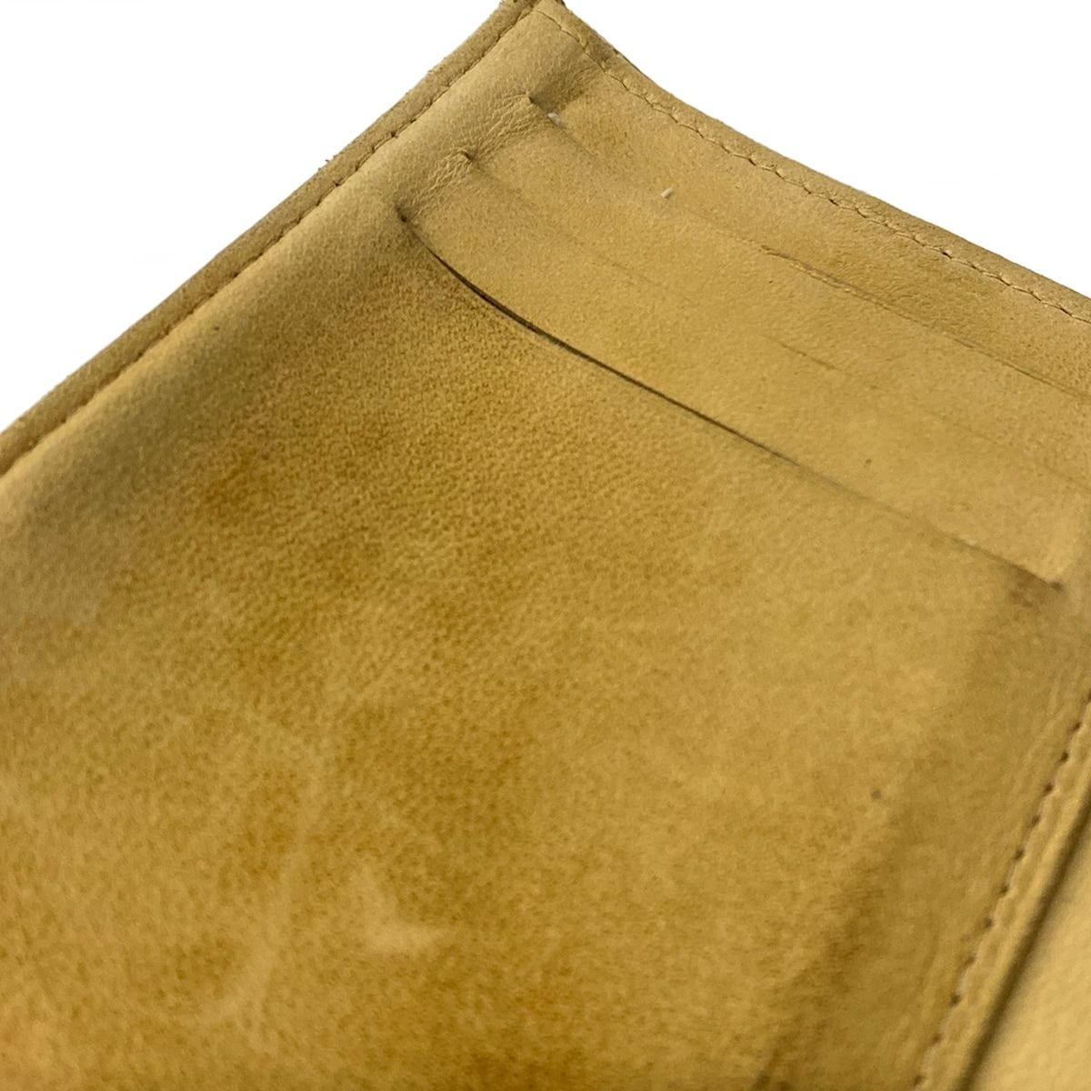 Chanel 2 Folding Wallet Light Brown Gold Kiss Lock — view 6