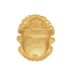 Chanel Scarab Motif CC Logo Metal Gold Brooch — view 2