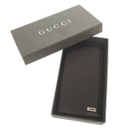 Gucci Logo Leather Black Billfold Wallet — view 2