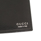 Gucci Logo Leather Black Billfold Wallet — view 9