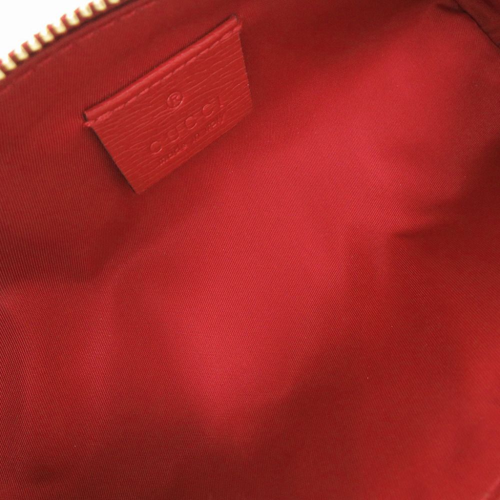 Gucci Herbarium Floral Leather Ivory Red Pen Case — view 6