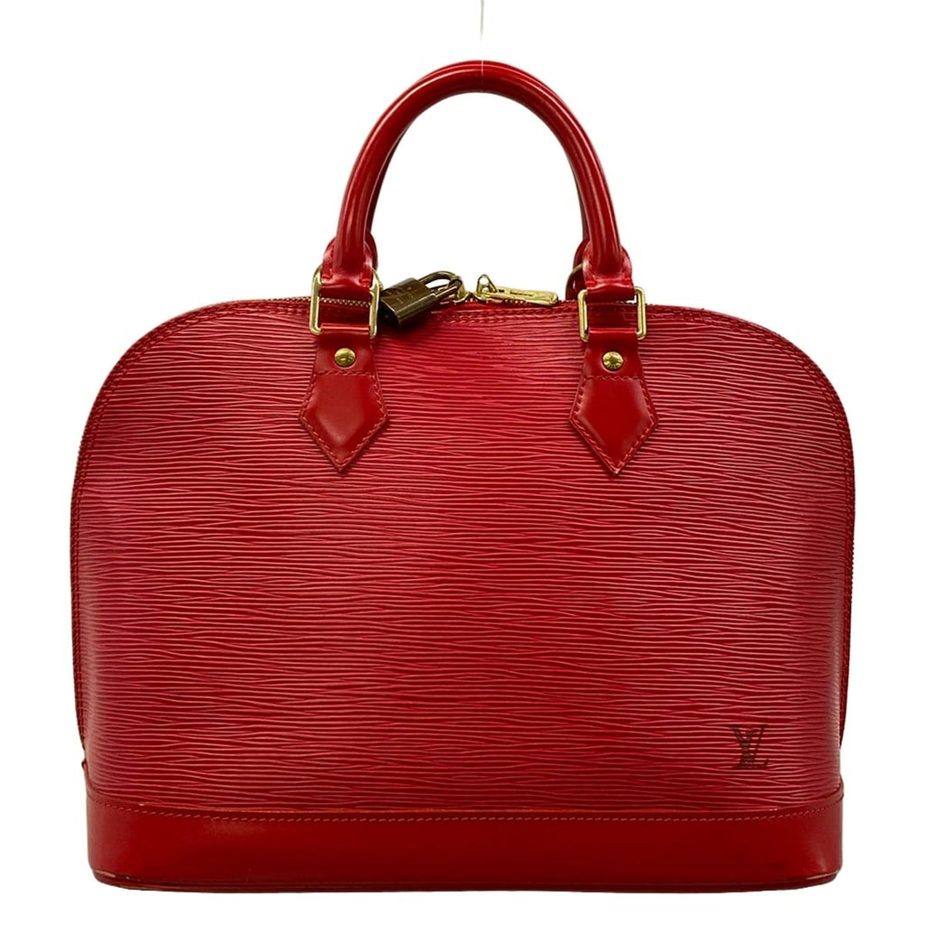 Louis Vuitton Handbag Epi Alma Rouge Leather