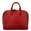 Louis Vuitton Handbag Epi Alma Rouge Leather