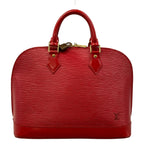 Louis Vuitton Handbag Epi Alma Rouge Leather