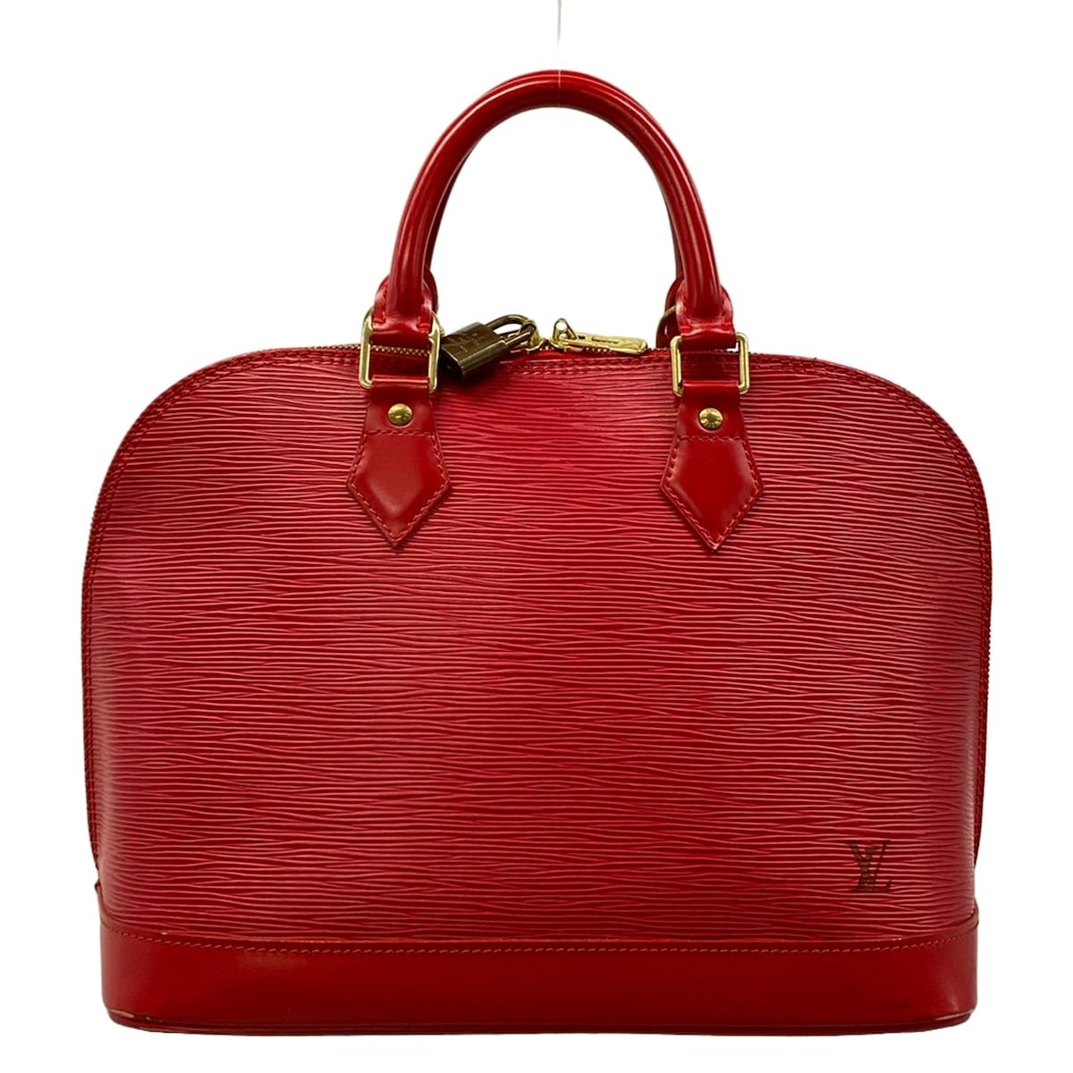 Louis Vuitton Handbag Epi Alma Rouge Leather
