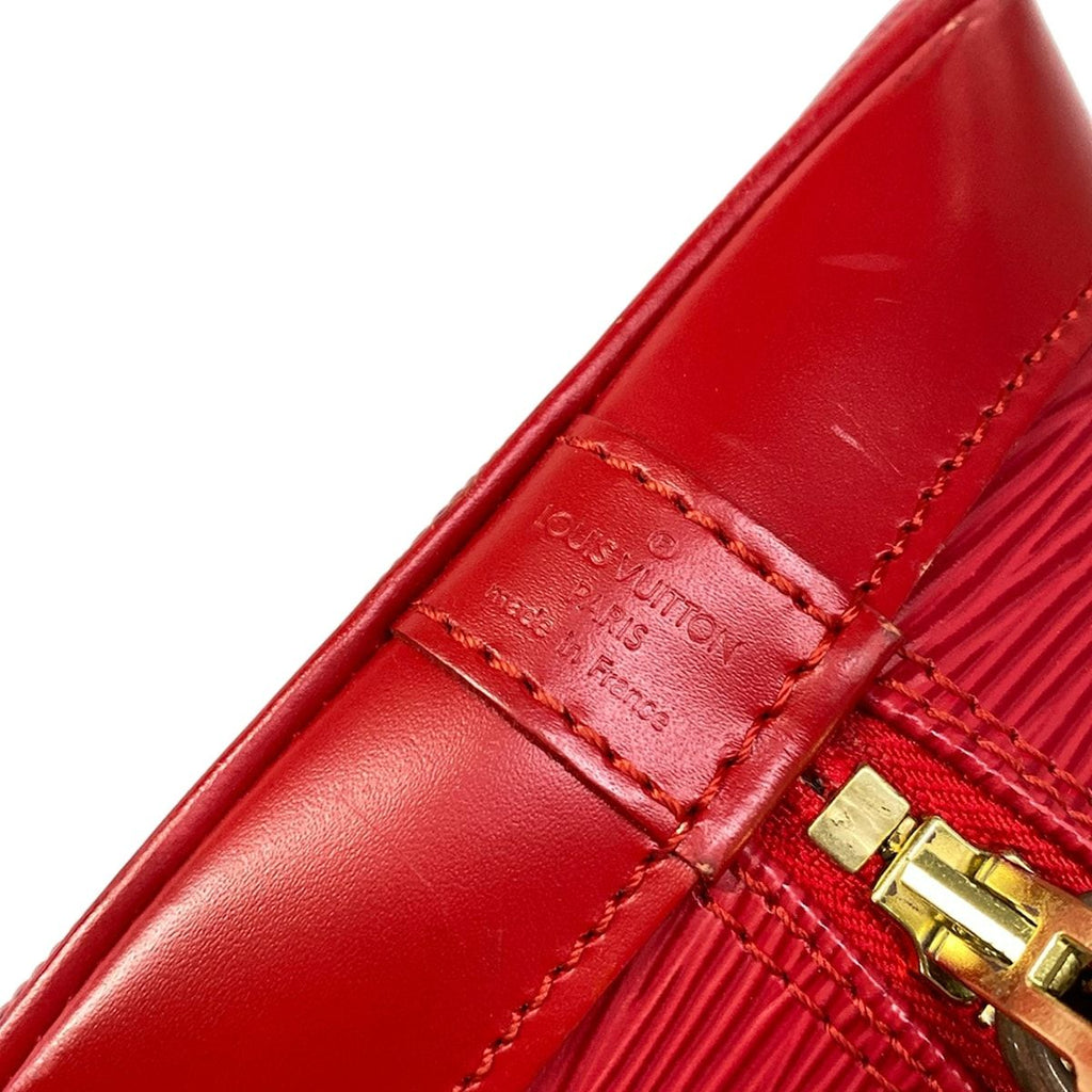 Louis Vuitton Handbag Epi Alma Rouge Leather — view 8