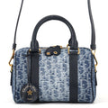 Dior Handbag Groove 20 Oblique Small Denim Leather 2-Way Shoulder Trotter