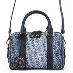 Dior Handbag Groove 20 Oblique Small Denim Leather 2-Way Shoulder Trotter